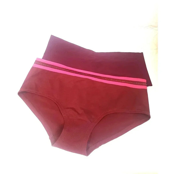 Victoria's Secret VS Maroon Panties Set of 2 - Picture 1 of 6